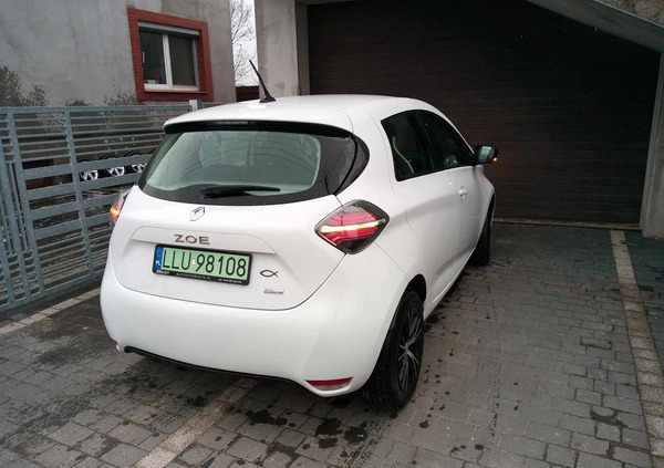 Renault Zoe cena 68800 przebieg: 59800, rok produkcji 2019 z Tuchów małe 56